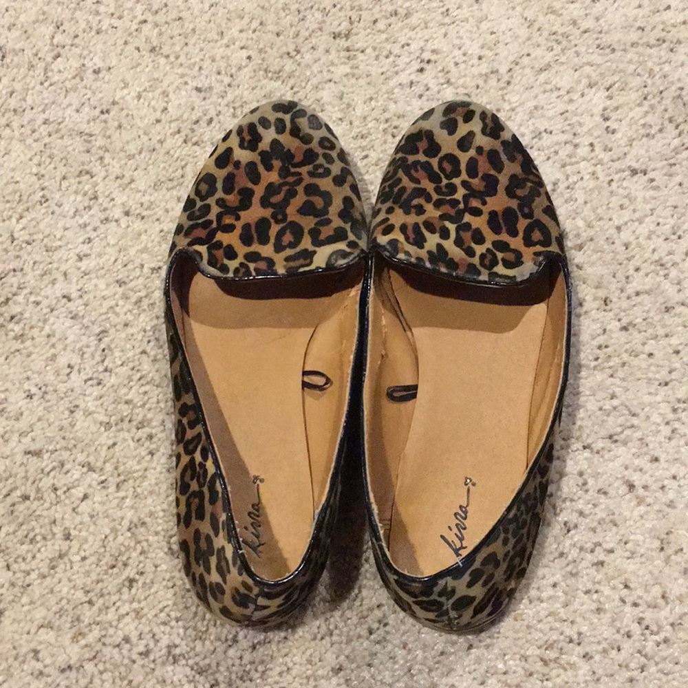 Leopard Print Loafers